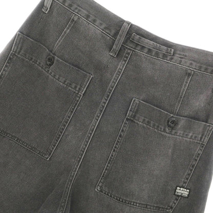 【新品アウトレット】ジースターロウ G-STAR RAW WORKER CHINO RELAXED SHORT デニム ショートパンツ ブラック（グレー）【サイズ30】【 状態ランクN- 】【 メンズ 】
