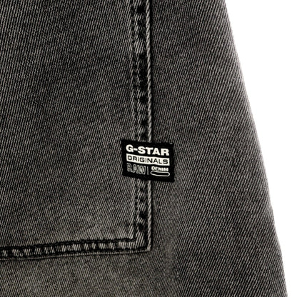 【新品アウトレット】ジースターロウ G-STAR RAW WORKER CHINO RELAXED SHORT デニム ショートパンツ ブラック（グレー）【サイズ30】【 状態ランクN- 】【 メンズ 】
