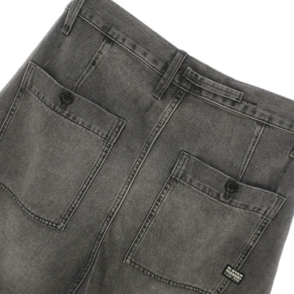 【新品アウトレット】ジースターロウ G-STAR RAW WORKER CHINO RELAXED SHORT デニム ショートパンツ ブラック（グレー）【サイズ30】【 状態ランクN- 】【 メンズ 】