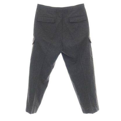 【中古】ジービーエス トラウザーズ GBS Trousers ウールナイロン金属繊維 カーゴ イージー カジュアルスラックスパンツ チャコールグレー【サイズ48】【 状態ランクC 】【 メンズ 】
