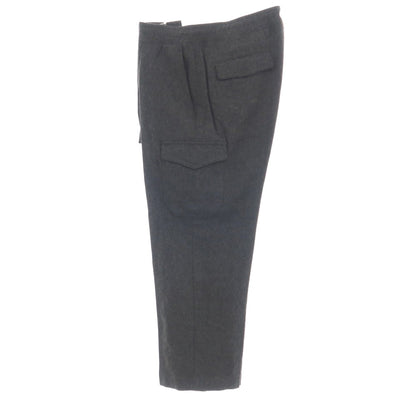 【中古】ジービーエス トラウザーズ GBS Trousers ウールナイロン金属繊維 カーゴ イージー カジュアルスラックスパンツ チャコールグレー【サイズ48】【 状態ランクC 】【 メンズ 】