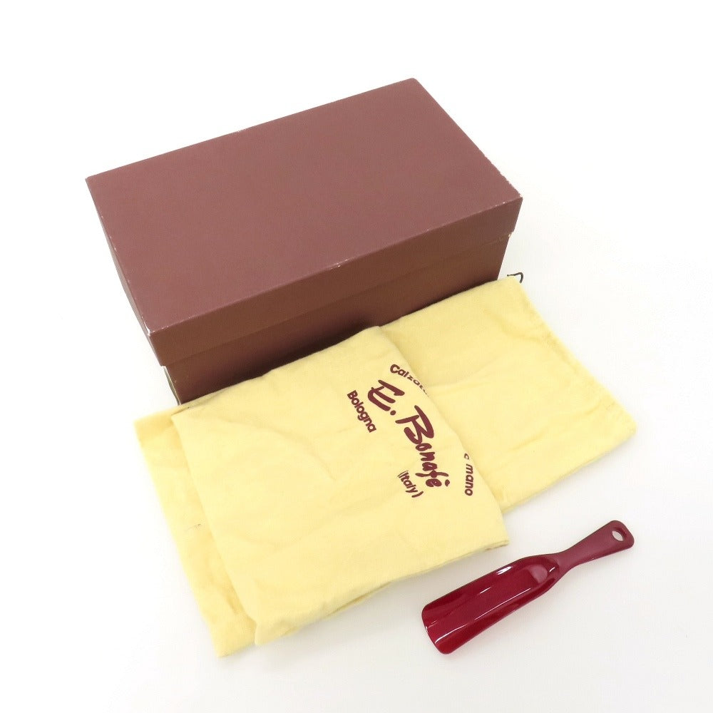 【中古】エンツォ ボナフェ Enzo Bonafe ジオット別注 カーフ レザー ローファー ブラウン【サイズ6 1/2】【 状態ランクC 】【 メンズ 】