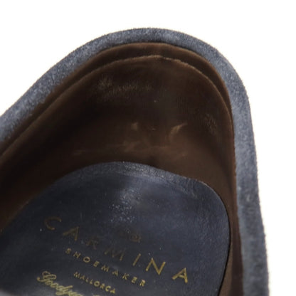 【中古】カルミナ CARMINA スエード ローファー ネイビー【サイズ6 1/2】【 状態ランクB 】【 メンズ 】