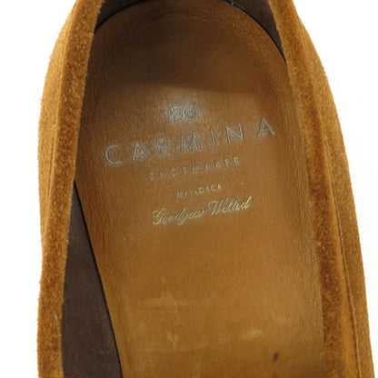【中古】カルミナ CARMINA スエード ローファー ブラウン【サイズ6 1/2】【 状態ランクB 】【 メンズ 】