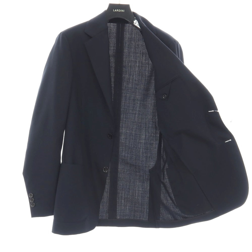【中古】ラルディーニ LARDINI ポリエステルウール 2B テーラードジャケット ネイビー【サイズ44】【 状態ランクB 】【 メンズ 】