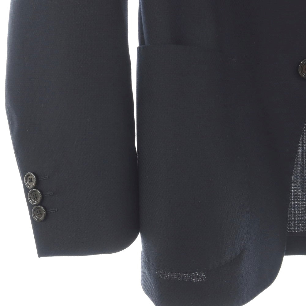 【中古】ラルディーニ LARDINI ポリエステルウール 2B テーラードジャケット ネイビー【サイズ44】【 状態ランクB 】【 メンズ 】