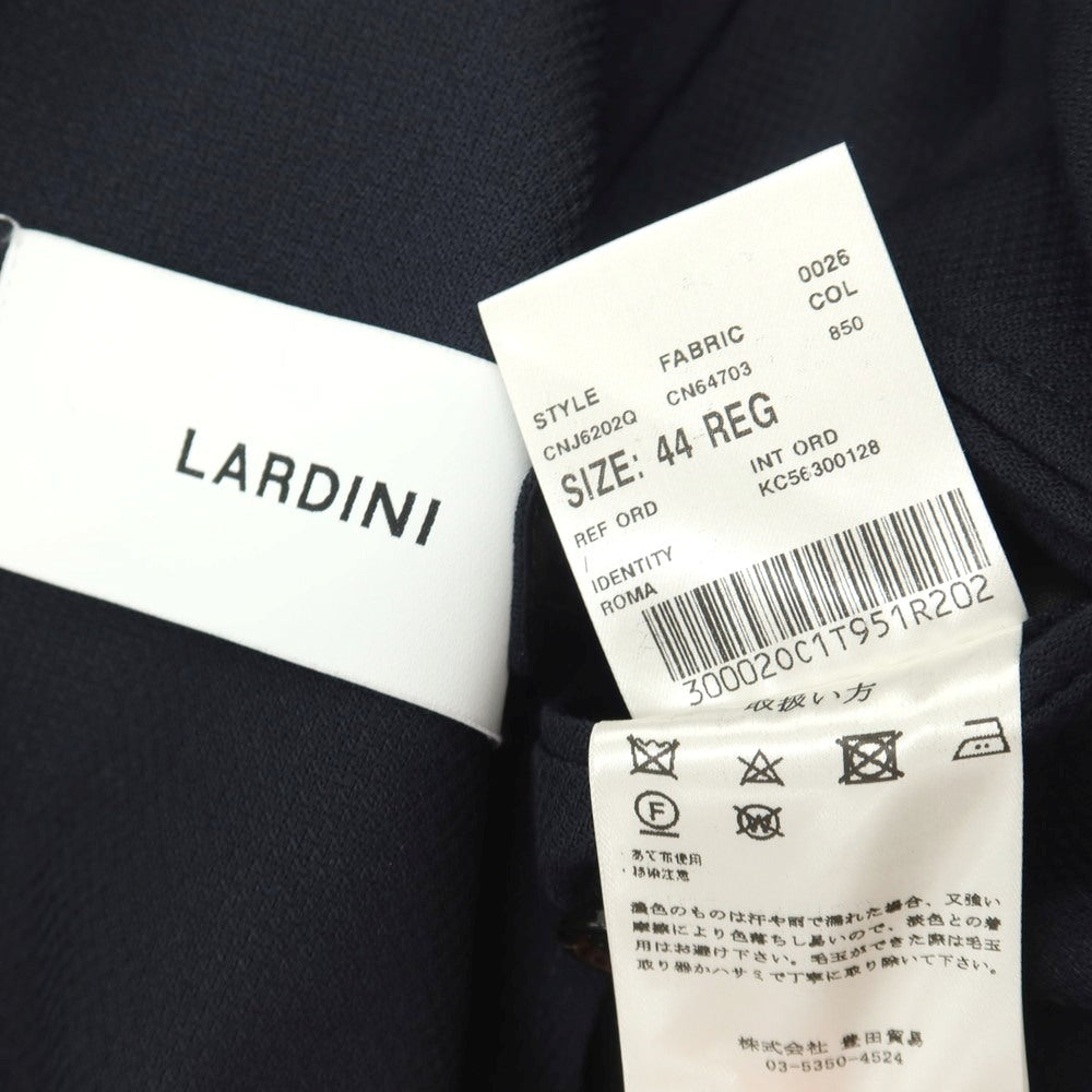 【中古】ラルディーニ LARDINI ポリエステルウール 2B テーラードジャケット ネイビー【サイズ44】【 状態ランクB 】【 メンズ 】