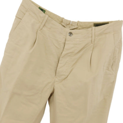【中古】インコテックス スラックス INCOTEX SLACKS ストレッチ コットン カジュアルスラックスパンツ ベージュ【サイズ34】【 状態ランクB 】【 メンズ 】