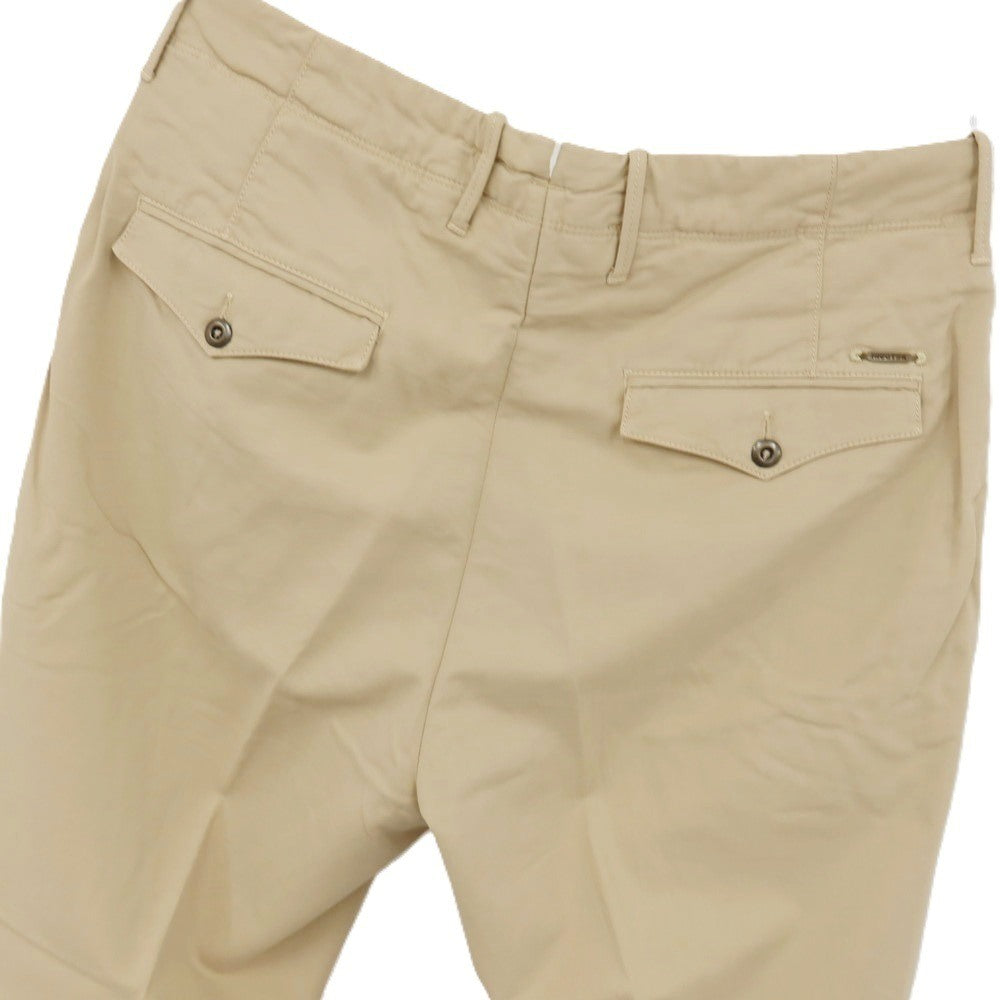 【中古】インコテックス スラックス INCOTEX SLACKS ストレッチ コットン カジュアルスラックスパンツ ベージュ【サイズ34】【 状態ランクB 】【 メンズ 】