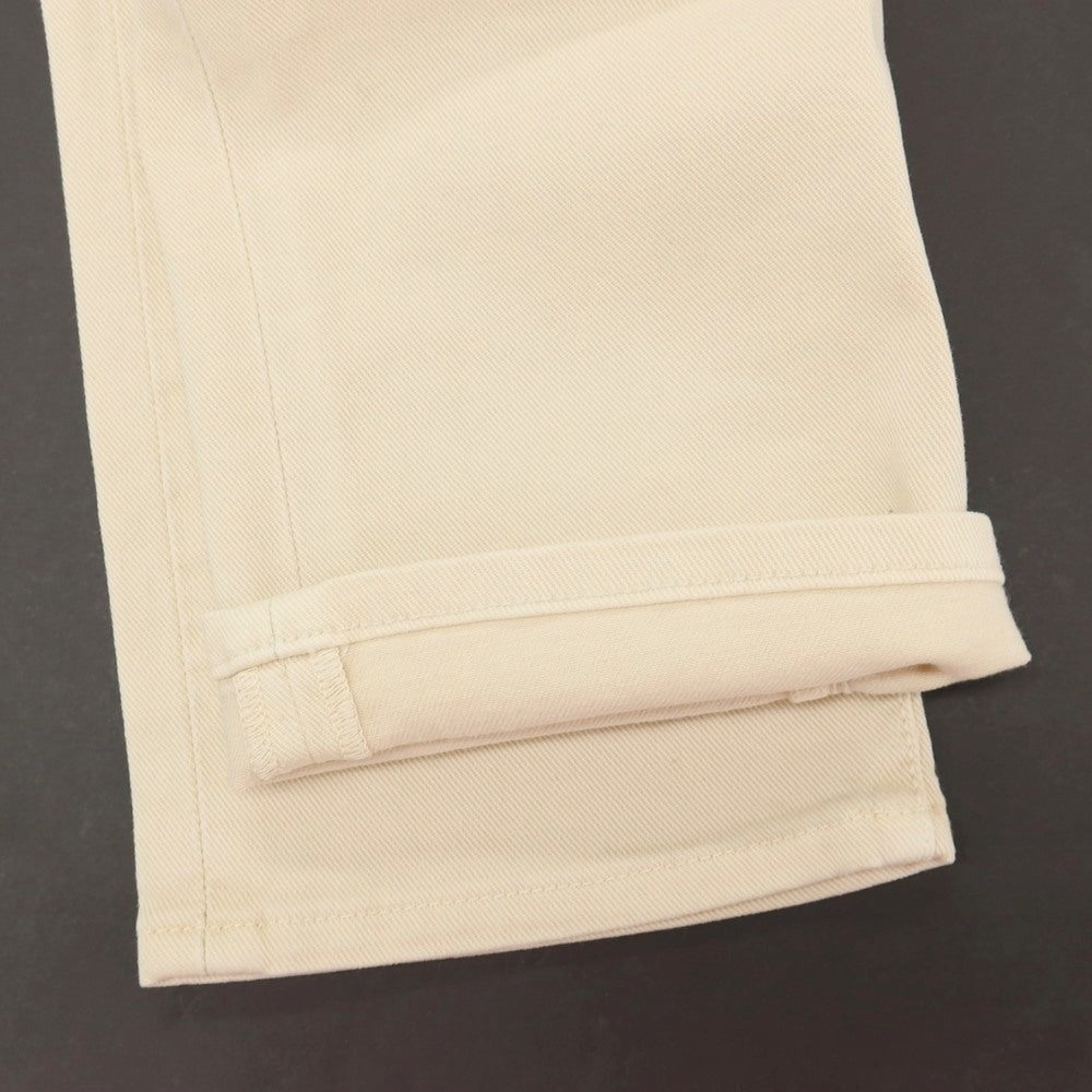 【中古】インコテックス ブルーディヴィジョン INCOTEX BLUE DIVISION ストレッチ コットン デニムパンツ アイボリー【サイズ32】【 状態ランクC 】【 メンズ 】