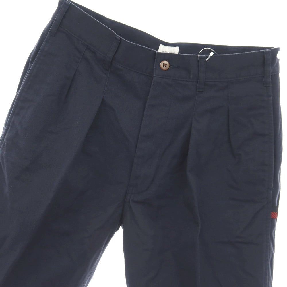 【中古】ウールリッチ WOOLRICH コットン チノ ショートパンツ ネイビー【サイズM】【 状態ランクB 】【 メンズ 】