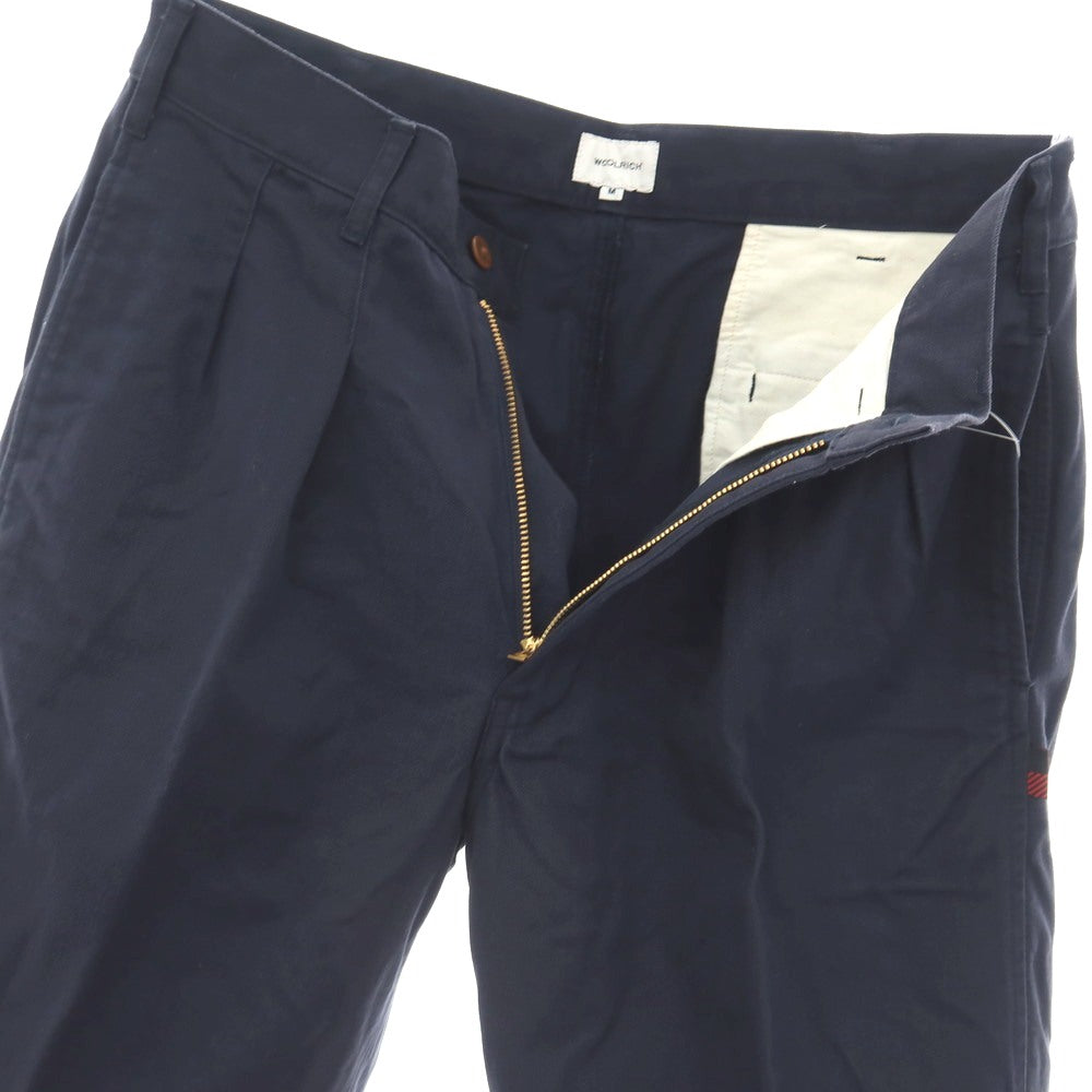 【中古】ウールリッチ WOOLRICH コットン チノ ショートパンツ ネイビー【サイズM】【 状態ランクB 】【 メンズ 】