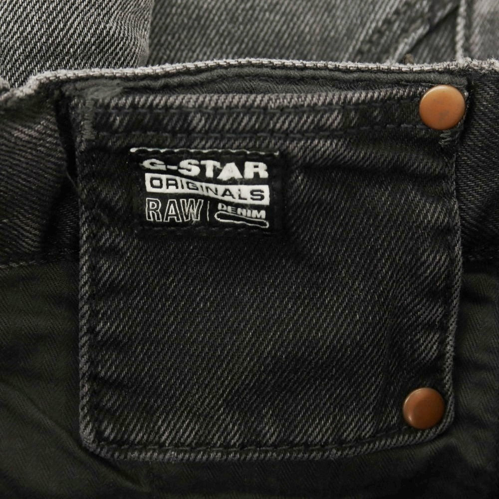 【新品アウトレット】ジースターロウ G-STAR RAW WORKER CHINO RELAXED SHORT デニム ショートパンツ ブラック（グレー）【サイズ28】【 状態ランクN- 】【 メンズ 】