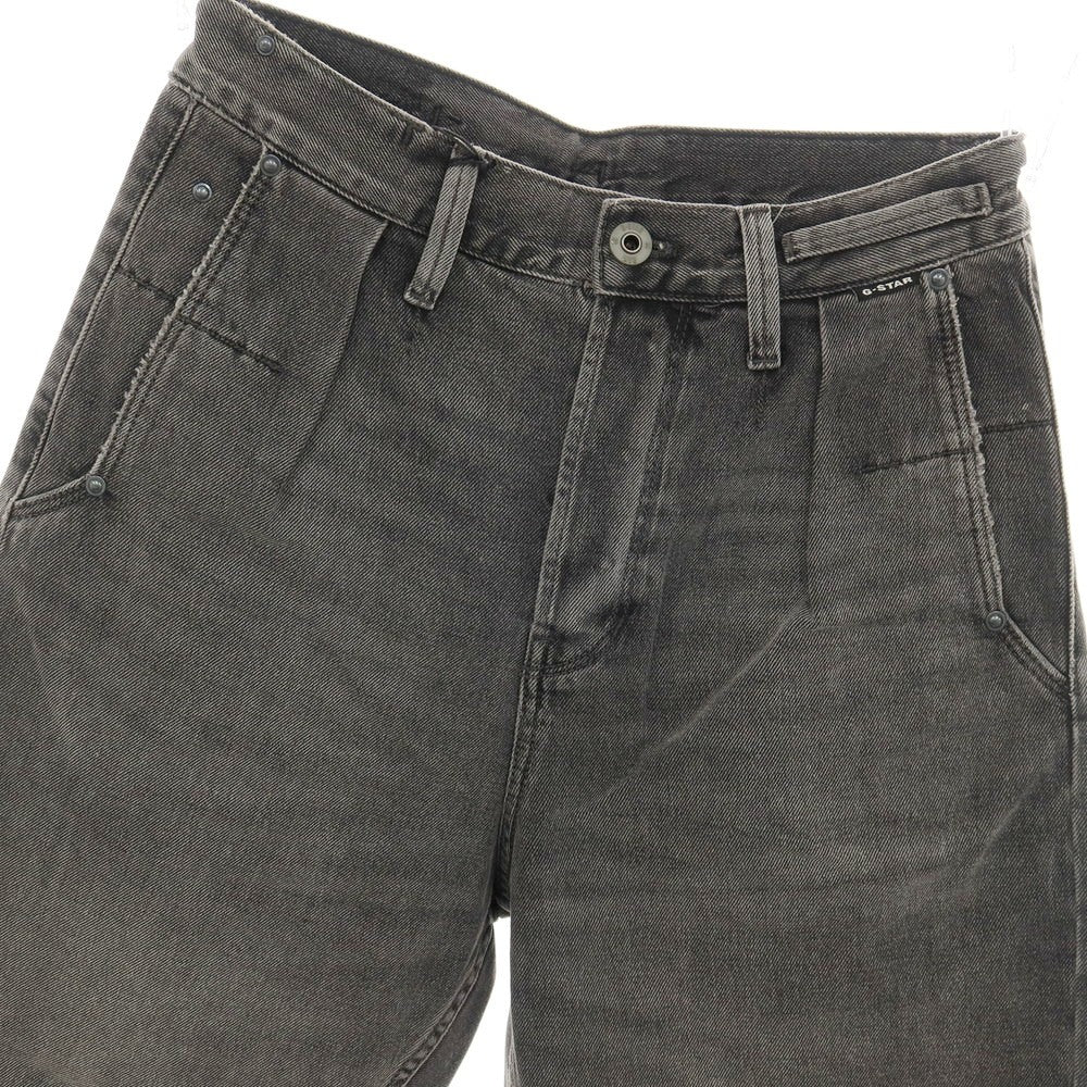【新品アウトレット】ジースターロウ G-STAR RAW WORKER CHINO RELAXED SHORT デニム ショートパンツ ブラック（グレー）【サイズ28】【 状態ランクN- 】【 メンズ 】