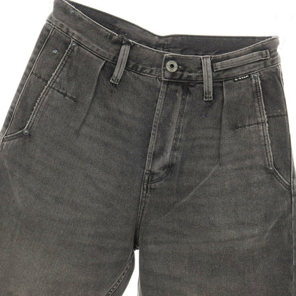 【新品アウトレット】ジースターロウ G-STAR RAW WORKER CHINO RELAXED SHORT デニム ショートパンツ ブラック（グレー）【サイズ28】【 状態ランクN- 】【 メンズ 】