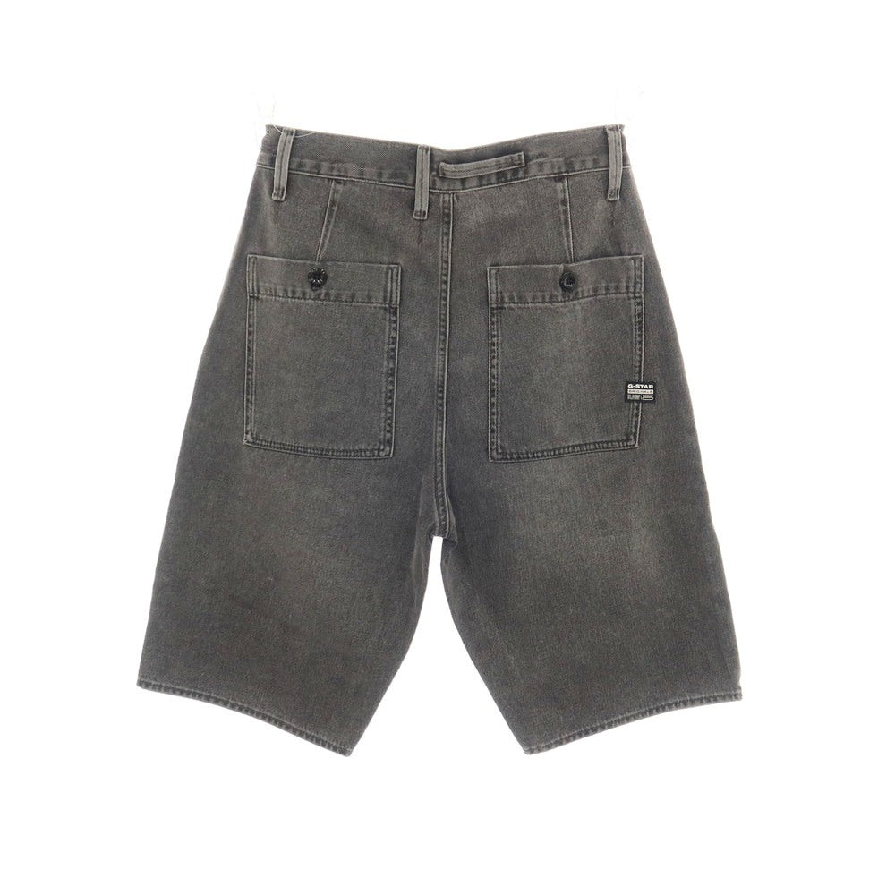 【新品アウトレット】ジースターロウ G-STAR RAW WORKER CHINO RELAXED SHORT デニム ショートパンツ ブラック（グレー）【サイズ28】【 状態ランクN- 】【 メンズ 】