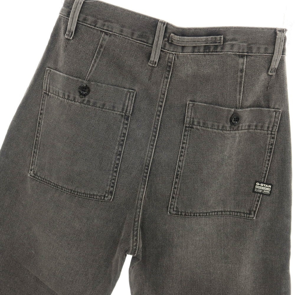 【新品アウトレット】ジースターロウ G-STAR RAW WORKER CHINO RELAXED SHORT デニム ショートパンツ ブラック（グレー）【サイズ28】【 状態ランクN- 】【 メンズ 】