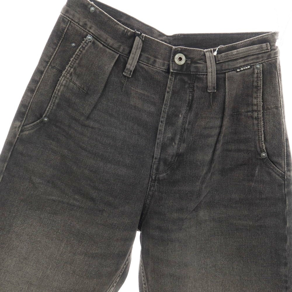 【新品アウトレット】ジースターロウ G-STAR RAW WORKER CHINO RELAXED SHORT デニム ショートパンツ ブラック（グレー）【サイズ28】【 状態ランクN- 】【 メンズ 】