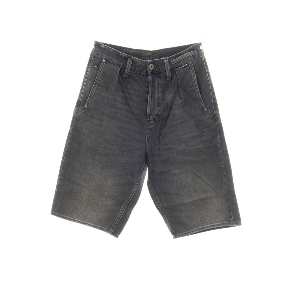 【新品アウトレット】ジースターロウ G-STAR RAW WORKER CHINO RELAXED SHORT デニム ショートパンツ ブラック（グレー）【サイズ28】【 状態ランクN- 】【 メンズ 】