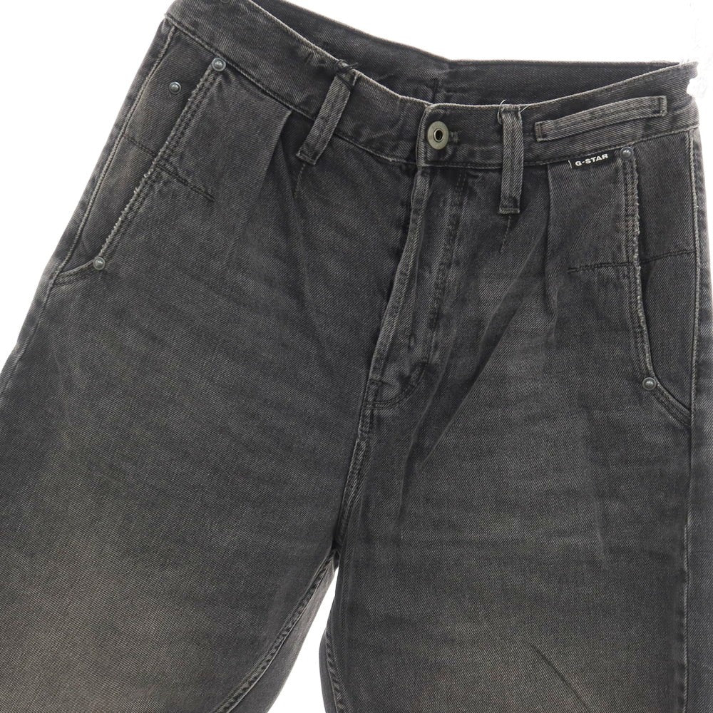 【新品アウトレット】ジースターロウ G-STAR RAW WORKER CHINO RELAXED SHORT デニム ショートパンツ ブラック（グレー）【サイズ28】【 状態ランクN- 】【 メンズ 】
