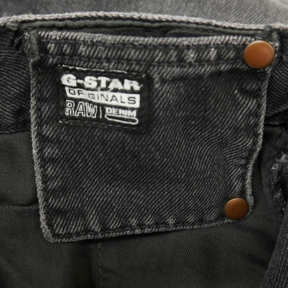 【新品アウトレット】ジースターロウ G-STAR RAW WORKER CHINO RELAXED SHORT デニム ショートパンツ ブラック（グレー）【サイズ28】【 状態ランクN- 】【 メンズ 】