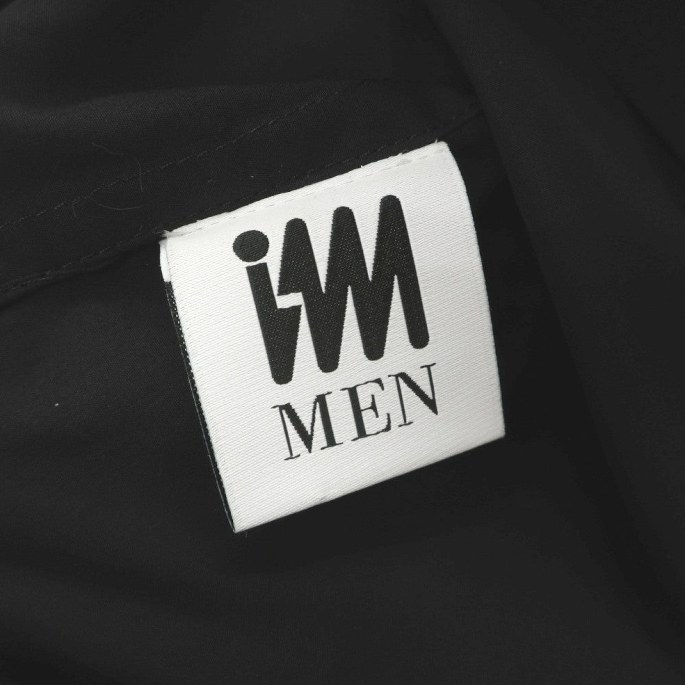 【中古】アイム メン IM MEN 2026年秋冬 コットン系 レギュラーカラー カジュアルシャツ ブラック【サイズ表記なし（L位）】【 状態ランクB 】【 メンズ 】