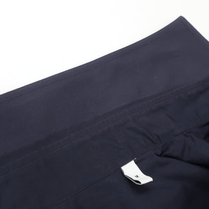【中古】ラルディーニ LARDINI コットン ワイドカラー プルオーバー 半袖シャツ ネイビー【サイズM】【 状態ランクB 】【 メンズ 】