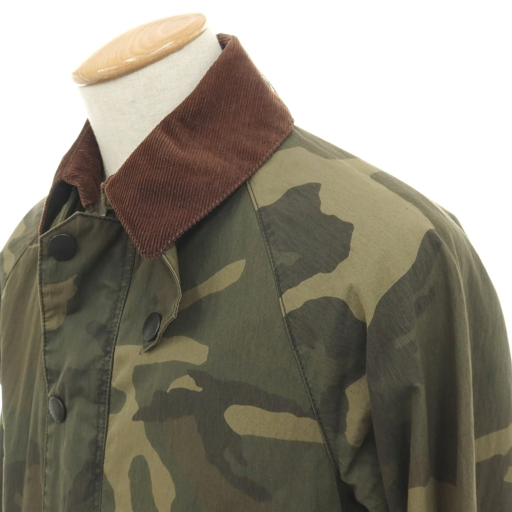 【中古】バブアー Barbour コットンナイロン カモフラージュ柄 ビデイルジャケット フィールドジャケット オリーブ系【サイズS】【 状態ランクC 】【 メンズ 】