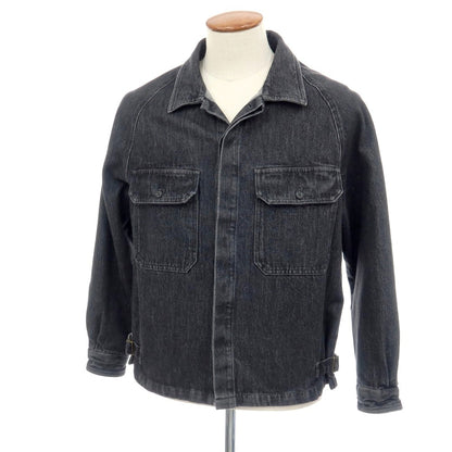 【中古】オリアン ORIAN Lagunare コットン デニムジャケット ブラック【サイズM】【 状態ランクB 】【 メンズ 】
