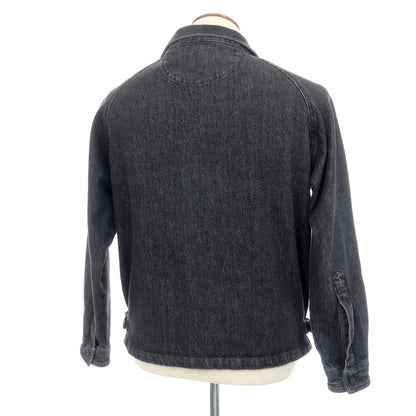 【中古】オリアン ORIAN Lagunare コットン デニムジャケット ブラック【サイズM】【 状態ランクB 】【 メンズ 】