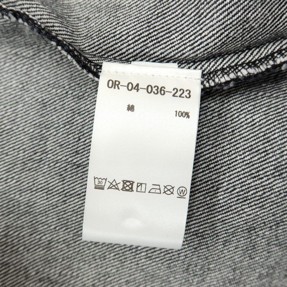 【中古】オリアン ORIAN Lagunare コットン デニムジャケット ブラック【サイズM】【 状態ランクB 】【 メンズ 】