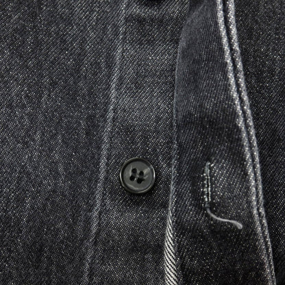【中古】オリアン ORIAN Lagunare コットン デニムジャケット ブラック【サイズM】【 状態ランクB 】【 メンズ 】