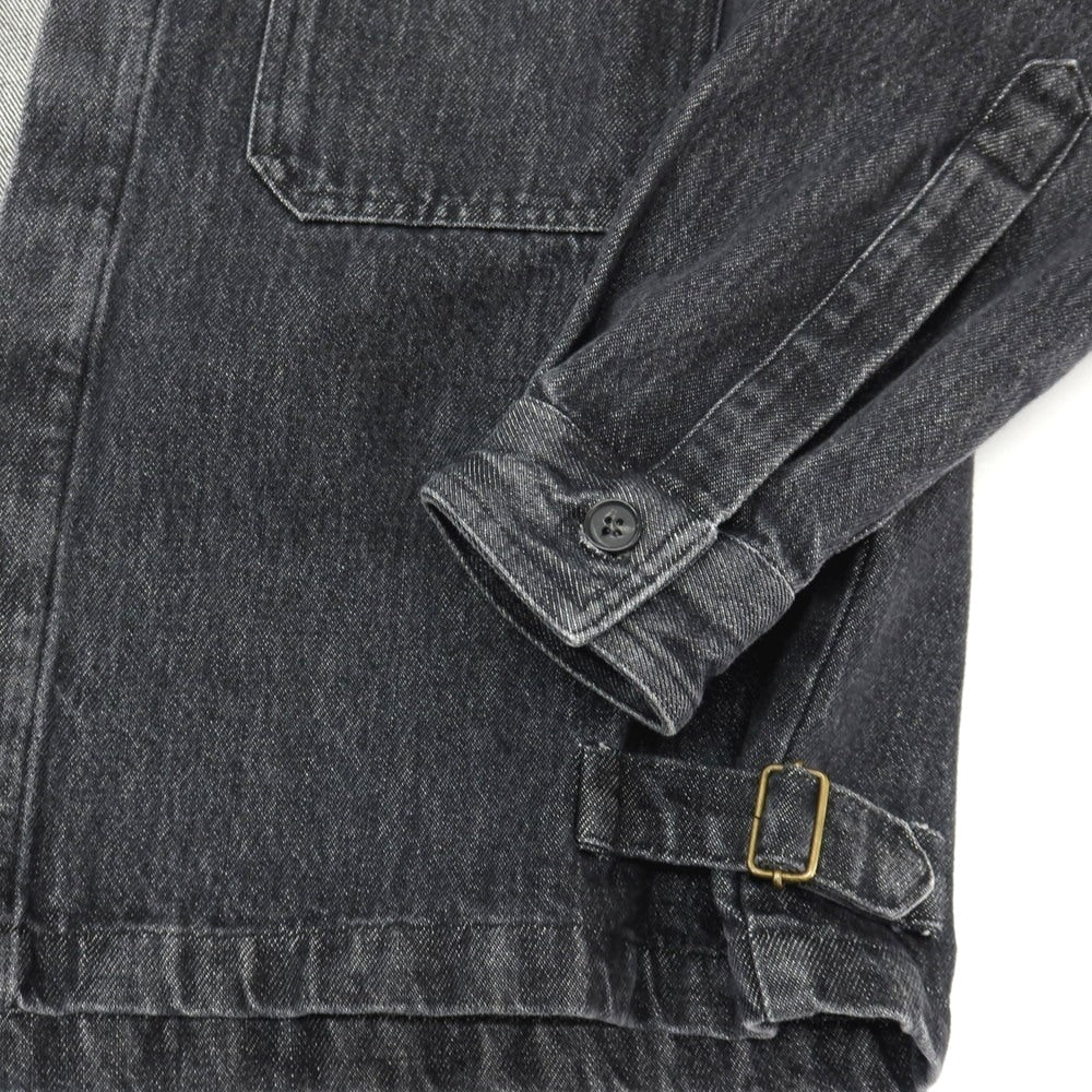 【中古】オリアン ORIAN Lagunare コットン デニムジャケット ブラック【サイズM】【 状態ランクB 】【 メンズ 】