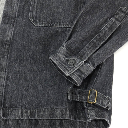 【中古】オリアン ORIAN Lagunare コットン デニムジャケット ブラック【サイズM】【 状態ランクB 】【 メンズ 】