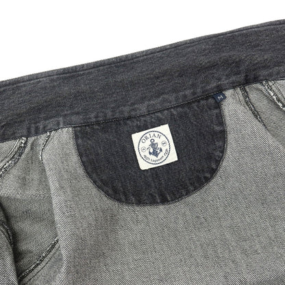【中古】オリアン ORIAN Lagunare コットン デニムジャケット ブラック【サイズM】【 状態ランクB 】【 メンズ 】
