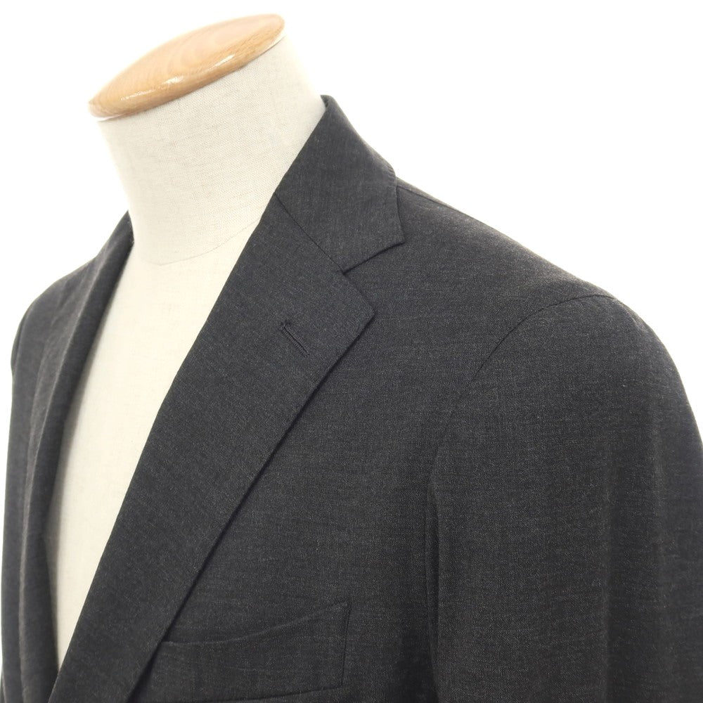 【中古】タリアトーレ TAGLIATORE ストレッチ ウールレーヨン 2つボタンスーツ セットアップ チャコール【サイズ44/R】【 状態ランクB 】【 メンズ 】