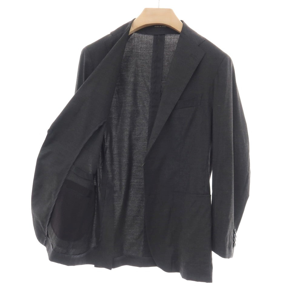 【中古】タリアトーレ TAGLIATORE ストレッチ ウールレーヨン 2つボタンスーツ セットアップ チャコール【サイズ44/R】【 状態ランクB 】【 メンズ 】
