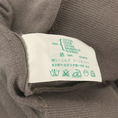 【中古】ジョンスメドレー JOHN SMEDLEY ハイゲージ シーアイランドコットン クルーネック プルオーバーニット トープグレー系【サイズS】【 状態ランクD 】【 メンズ 】