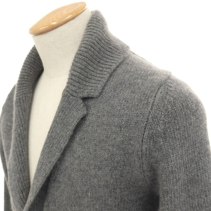 【中古】マウログリフォーニ Mauro Grifoni ウールアンゴラ カーディガン グレー【サイズ44】【 状態ランクB 】【 メンズ 】
