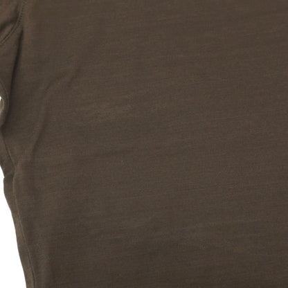 【中古】ジレリブルーニ Girelli Bruni コットン Vネック 半袖Ｔシャツ カーキブラウン【サイズ44】【 状態ランクC 】【 メンズ 】