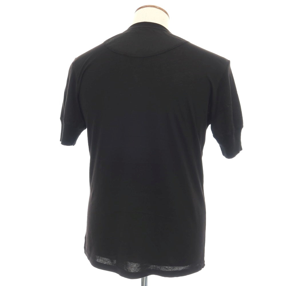 【中古】ディーティーイーインカリフォルニア DtE in California コットン ヘンリーネック 半袖Ｔシャツ ブラック【サイズM】【 状態ランクB 】【 メンズ 】