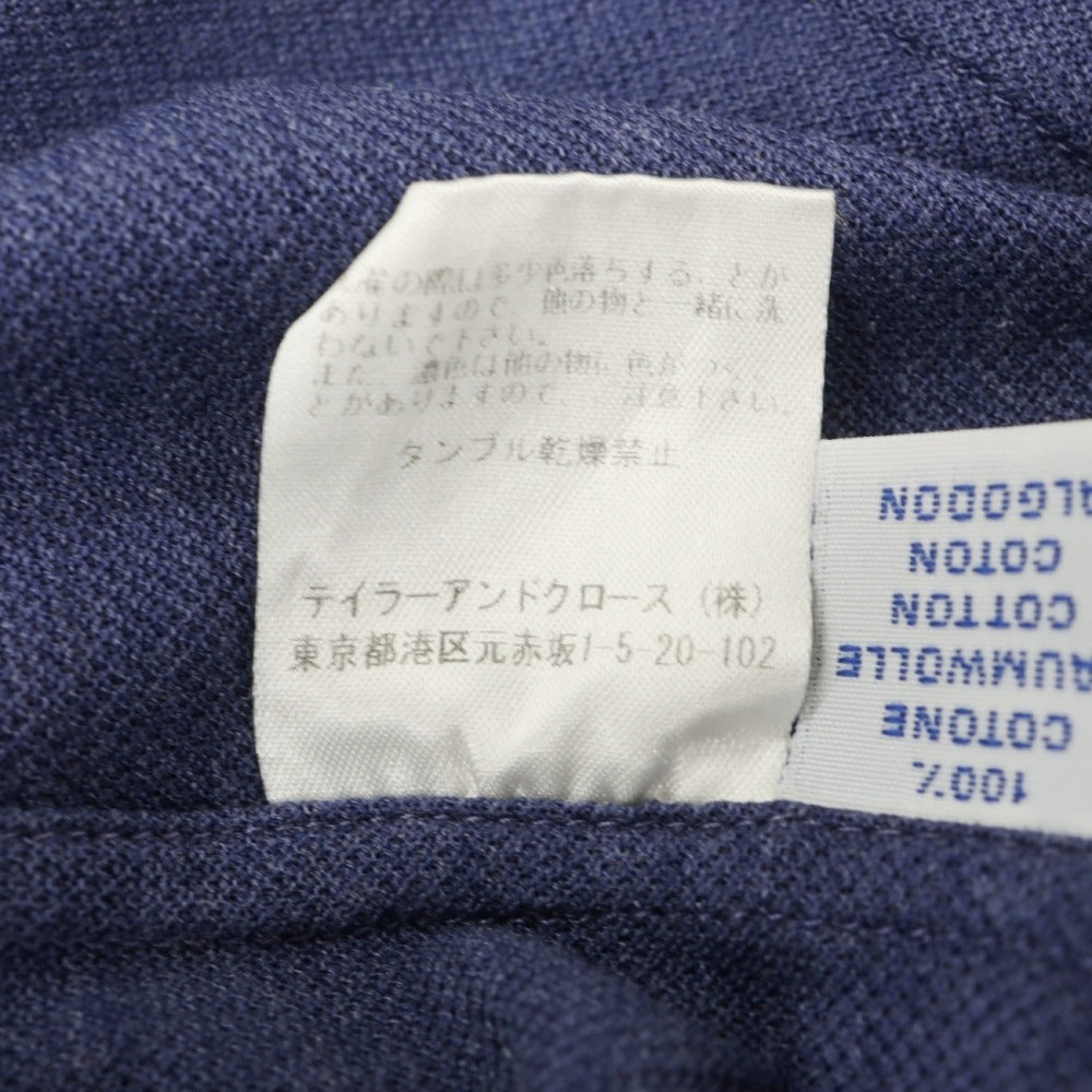 【中古】カタリザーノ CATARISANO コットン 鹿の子 カッタウェイ カジュアルシャツ ライトネイビー【サイズS】【 状態ランクC 】【 メンズ 】