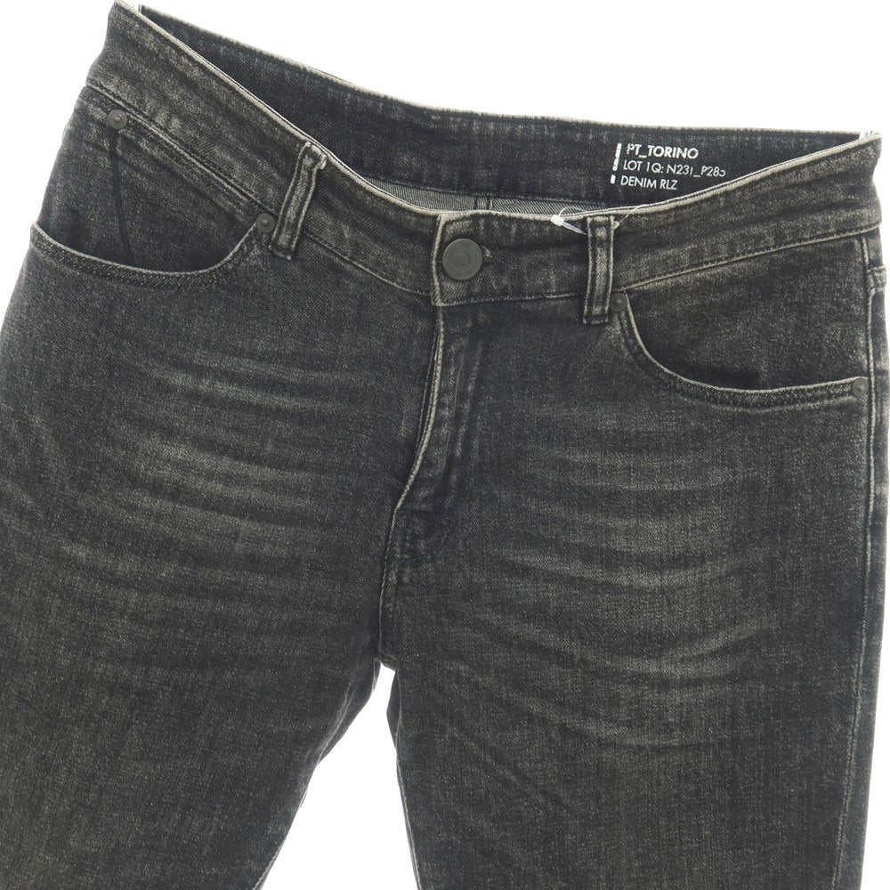 【中古】ピーティートリノ デニム PT TORINO DENIM SWING ストレッチ コットン デニムパンツ ジーンズ ブラック【サイズ30】【 状態ランクC 】【 メンズ 】