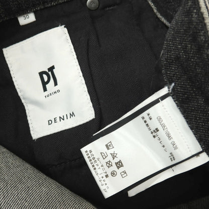 【中古】ピーティートリノ デニム PT TORINO DENIM SWING ストレッチ コットン デニムパンツ ジーンズ ブラック【サイズ30】【 状態ランクC 】【 メンズ 】
