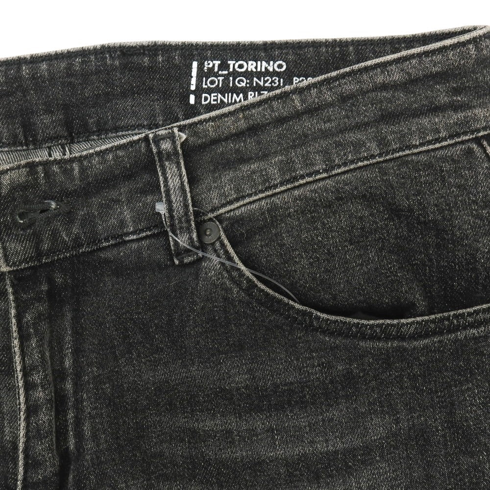 【中古】ピーティートリノ デニム PT TORINO DENIM SWING ストレッチ コットン デニムパンツ ジーンズ ブラック【サイズ30】【 状態ランクC 】【 メンズ 】