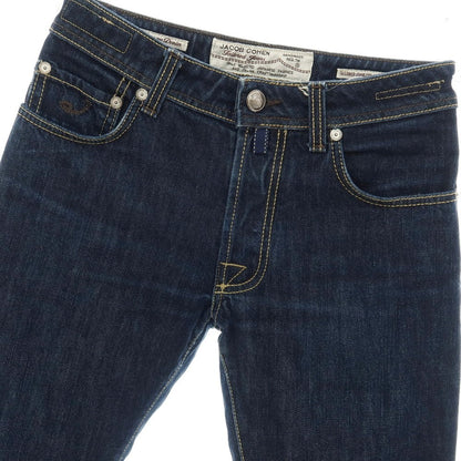 【中古】ヤコブコーエン JACOB COHEN J688 コットン デニムパンツ ジーンズ ネイビー【サイズ30】【 状態ランクB 】【 メンズ 】