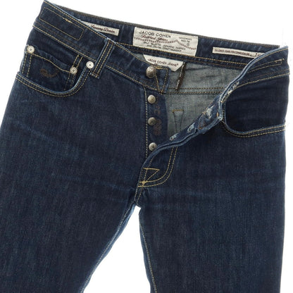 【中古】ヤコブコーエン JACOB COHEN J688 コットン デニムパンツ ジーンズ ネイビー【サイズ30】【 状態ランクB 】【 メンズ 】