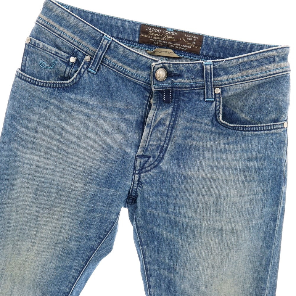 【中古】ヤコブコーエン JACOB COHEN PW622 ストレッチ コットン デニムパンツ ジーンズ ブルー【サイズ30】【 状態ランクC 】【 メンズ 】