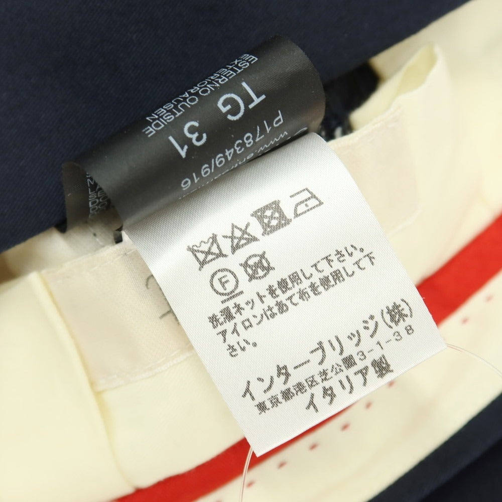 【中古】アントレアミ ENTRE AMIS o’mast ストレッチ コットン カジュアルスラックスパンツ ネイビー【サイズ31】【 状態ランクB 】【 メンズ 】