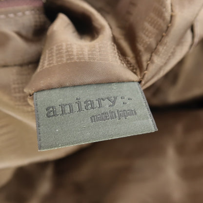 【中古】アニアリ aniary 2way レザー ショルダーバッグ ブラウン【 状態ランクC 】【 メンズ 】